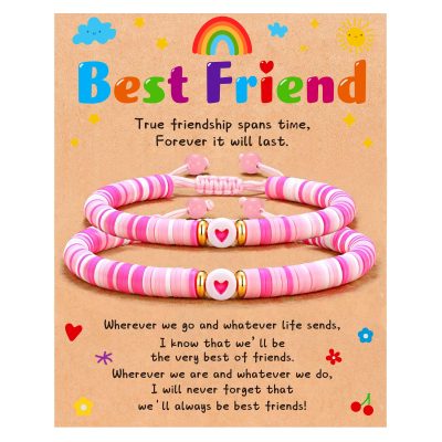 LUNCKY-Best-Friend-Friendship-Bracelets-2-BFF-Matching-Heart-Bracelet-Women-Girls-Kid-Matching-bracelets-Friends-BFF-2-Teen-Birthday-Christmas-Jewelry