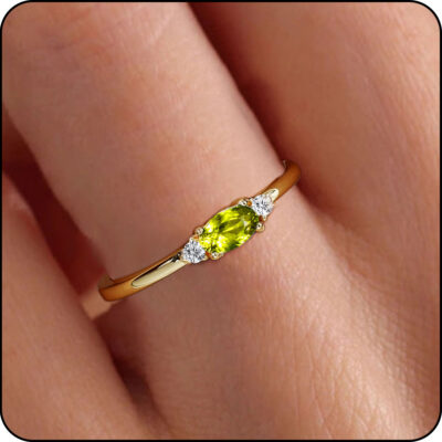 LUNVKY 18K Gold Plated Rings for Women Mom Non Tarnish Fashion CZ April Birthstone Ring with CZ Crystal Stackable Ring Set Accessories Birthday Age Mother's Day Jewelry Gifts for Her