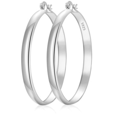 LUNVKY 18K Gold Plated Hoop Earrings for Women Lightweight Hypoallergenic Large Big Chunky Post Earrings Birthday Valentines Day Jewelry Gifts Teen Girlfriend Wife Her Female Age Ideas