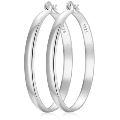 LUNVKY 18K Gold Plated Hoop Earrings for Women Lightweight Hypoallergenic Large Big Chunky Post Earrings Birthday Valentines Day Jewelry Gifts Teen Girlfriend Wife Her Female Age Ideas